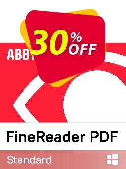 30% OFF ABBYY FineReader PDF 16 Standard, verified