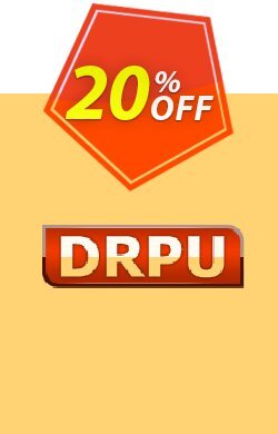 20% OFF DRPU Barcode Maker software - Corporate Edition - 20 PC License Coupon code