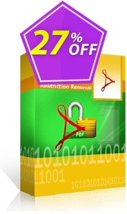 27% OFF Kernel for PDF Restriction Removal Coupon code