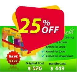 25% OFF Kernel MS Office File Recovery - Corporate License  Coupon code