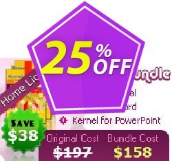 25% OFF Kernel MS Office File Recovery - Home License  Coupon code