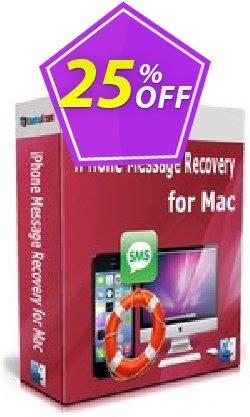 25% OFF Backuptrans iPhone Message Recovery for Mac Coupon code