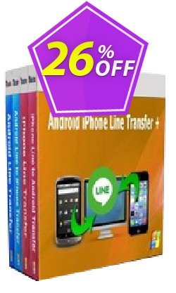 26% OFF Backuptrans Android iPhone Line Transfer plus Coupon code