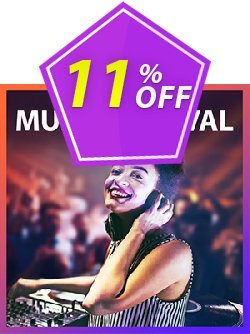 11% OFF Music Festival Pack for PowerDirector Coupon code