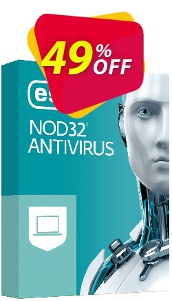 49% OFF ESET NOD32 Antivirus - Renew 1 Year 1 Device Coupon code