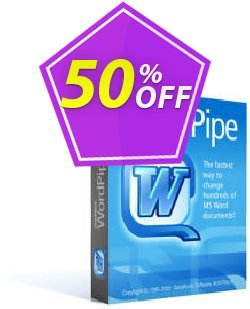 50% OFF WordPipe Search and Replace for Word Coupon code