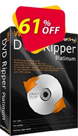 61% OFF WinX DVD Ripper Platinum - 1 year License  Coupon code