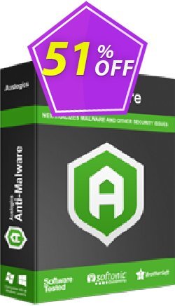 50% OFF Auslogics Anti-Malware, verified