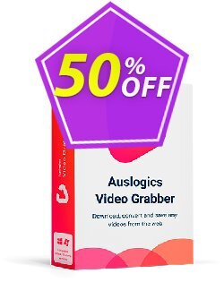 50% OFF Auslogics Video Grabber, verified