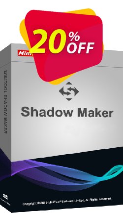 MiniTool ShadowMaker Business Coupon discount 20% off - 