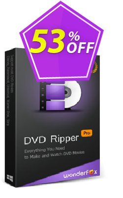 53% OFF WonderFox DVD Ripper Pro Coupon code