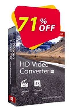 71% OFF Aiseesoft HD Video Converter Coupon code