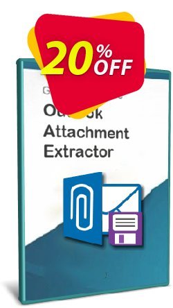 20% OFF Outlook Attachment Extractor 3 - 25-User License - Upgrade Coupon code