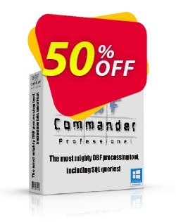 50% OFF DBF Commander Pro - Company License  Coupon code