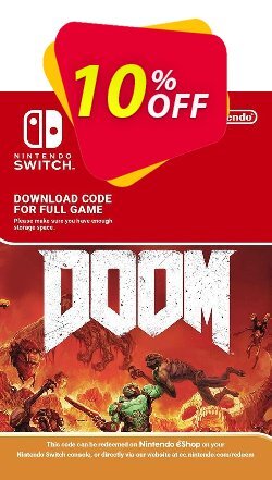 Doom Nintendo Switch Coupon discount Doom Nintendo Switch Deal - Doom Nintendo Switch Exclusive offer 