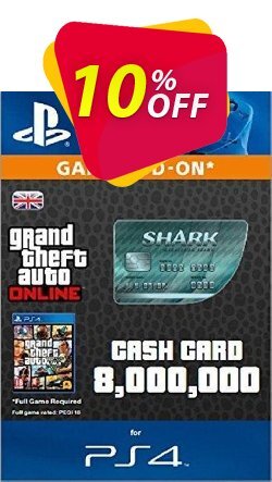 10 Off Grand Theft Auto Online Gta V 5 Megalodon Shark Cash Card Ps4 Coupon Code Jun 21 Trackedcoupon