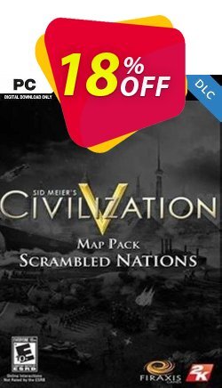 18% OFF Civilization V Scrambled Nations Map Pack PC Discount