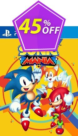 45% OFF Sonic Mania PS4 + DLC - US  Discount