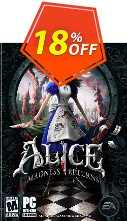 Alice Madness Returns PC Coupon discount Alice Madness Returns PC Deal - Alice Madness Returns PC Exclusive Easter Sale offer 
