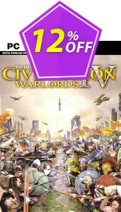 12% OFF Civilization IV Warlords PC Discount