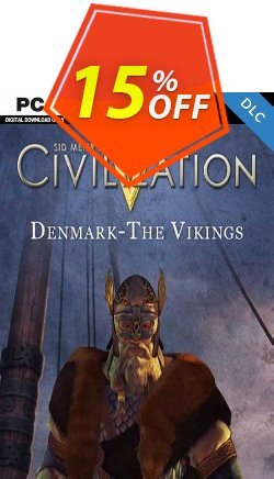 15% OFF Civilization V Civ and Scenario Pack Denmark - The Vikings PC Discount