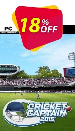 18% OFF Cricket Captain 2015 PC Discount