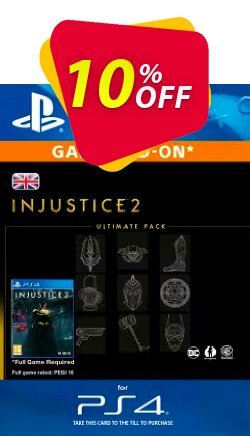 10% OFF Injustice 2 Ultimate Pack PS4 Discount