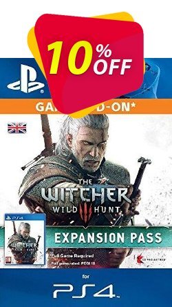 10% OFF The Witcher 3: Wild Hunt Expansion Pass PS4 - Digital Code Discount