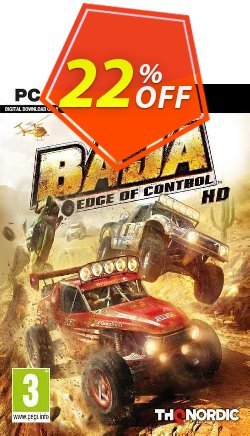 22% OFF Baja - Edge of Control HD PC Coupon code