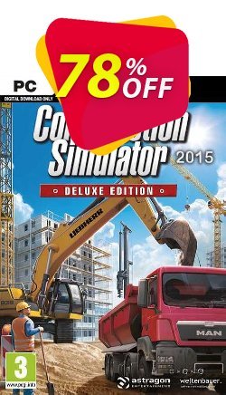 78% OFF Construction Simulator 2015 Deluxe Edition PC Coupon code