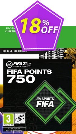 18% OFF FIFA 21 Ultimate Team 750 Points Pack Xbox One / Xbox Series X Coupon code
