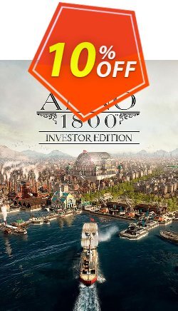 10% OFF Anno 1800 - Investor Edition PC Coupon code