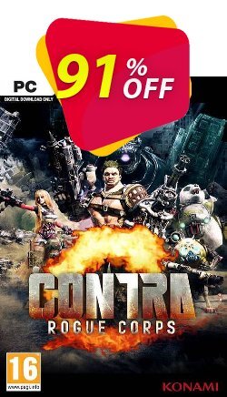 91% OFF CONTRA: Rogue Corps PC Coupon code