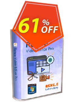 61% OFF Renee Video Editor Pro Coupon code