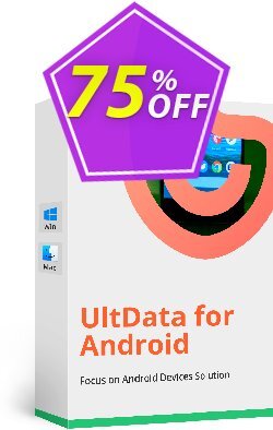 75% OFF Tenorshare UltData for Android - Mac - Lifetime  Coupon code