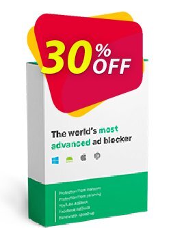 30% OFF AdGuard Ad Blocker Family - 9 devices 1 year Coupon code