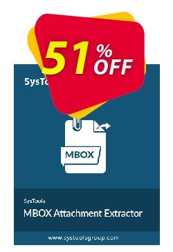 50% OFF SysTools MBOX Attachment Extractor, verified