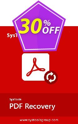 30% OFF SysTools Mac PDF Recovery - Business License  Coupon code