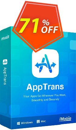 AppTrans for Mac Coupon discount AppTrans for Mac impressive offer code 2024 - 30OFF Coupon Imobie