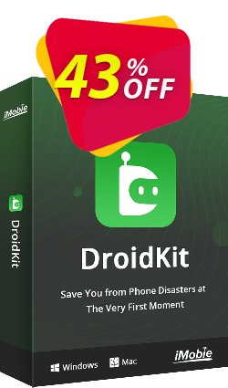 43% OFF DroidKit - System Cleaner - 3-Month Coupon code
