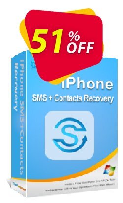 51% OFF Coolmuster iPhone SMS + Contacts Recovery - 1 Year License - 9 Devices, 3 PCs  Coupon code