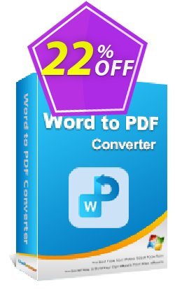 22% OFF Coolmuster Word to PDF Converter - Lifetime License - 1 PC  Coupon code