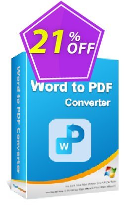 21% OFF Coolmuster Word to PDF Converter - Lifetime License - 10 PCs  Coupon code