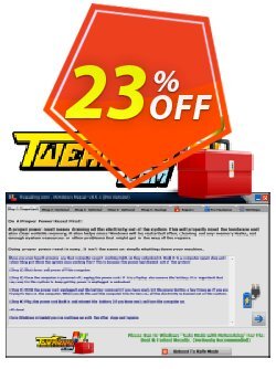 23% OFF Tweaking.com Windows Repair Pro v4 Coupon code
