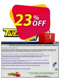 23% OFF Tweaking.com Windows Repair Pro v4 - 1 Additional Yearly License  Coupon code