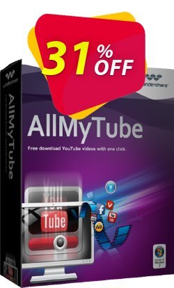 Wondershare AllMyTube Coupon discount 30% Wondershare Software (8799) - 