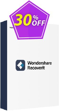 30% OFF Wondershare Recoverit ADVANCED Coupon code