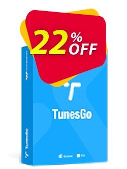 22% OFF Wondershare TunesGo for iOS & Android - MAC  Coupon code
