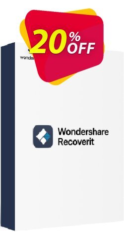 20% OFF Wondershare Recoverit (1 Year License), verified