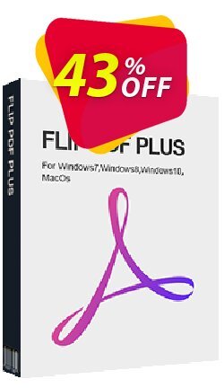 Flip PDF Plus for MAC Coupon discount 43% OFF Flip PDF Plus for MAC, verified - Wonderful discounts code of Flip PDF Plus for MAC, tested & approved